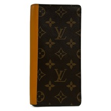 Louis Vuitton Portefeuille Brazza NM Monogram Macassar Long Wallet M82551 Jaune