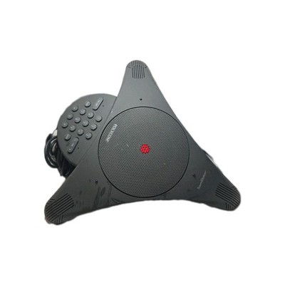 (C9) Polycom Soundstation Conference Phone 2201-03308-001 w/ Analog Wall Module
