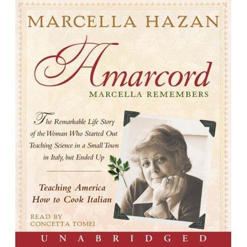 BOOK/AUDIOBOOK CD Cooking AMARCORD MARCELLA REMEMBERS - Picture 1 of 1