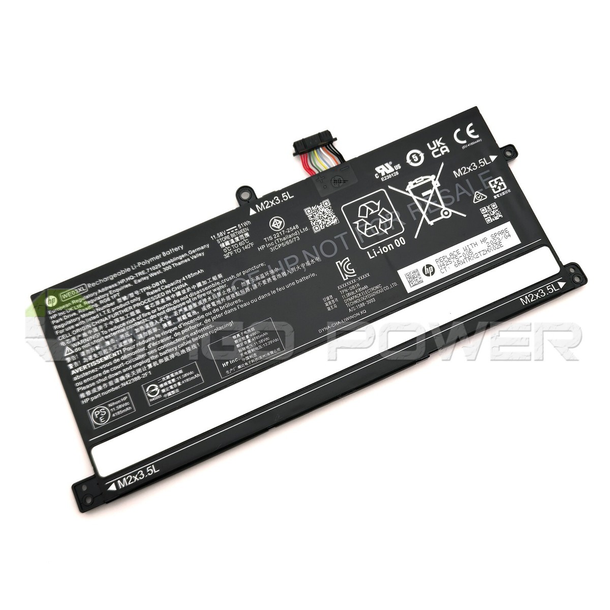 New Genuine WE03XL Battery for HP Pavilion Plus 14-ew 14-ey N42388