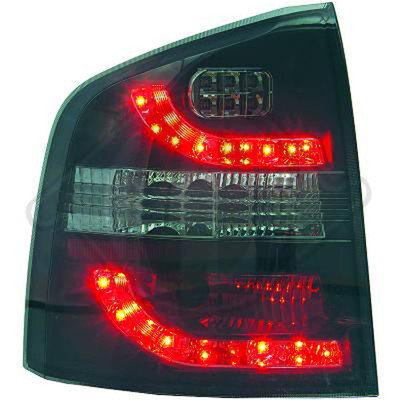 LED Heckleuchten Skoda Octavia II Kombi 2004-2008 - Rot/Klar, Komplettset