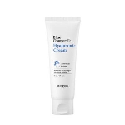 SKIN FOOD Blue Chamomile Hyaluronic Cream 2.3OZ Moisturizer Calming K beauty