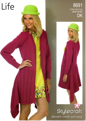Stylecraft Tricotage Motif -life Dk Fil - Femmes Veste - 8691