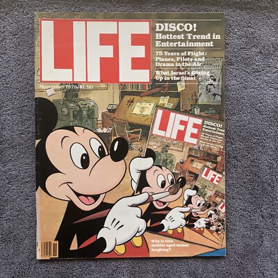 ライフLifeマガジン雑誌 1978年 ディズニーミッキーマウス Mickey 0