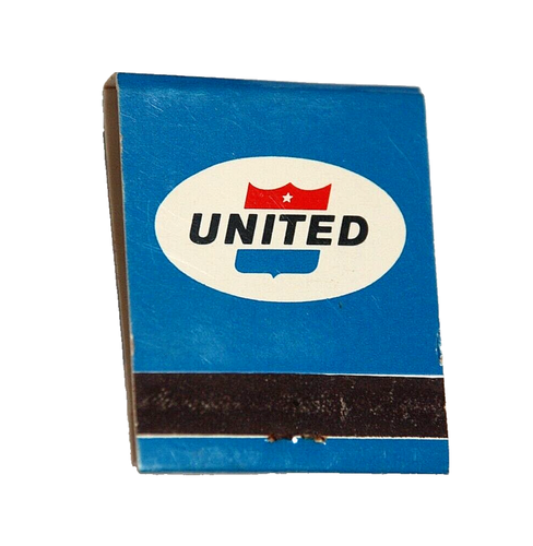 1953 United Airlines Book of Matches World's Largest Jet Fleet Unstruck NOS - Picture 2 of 7