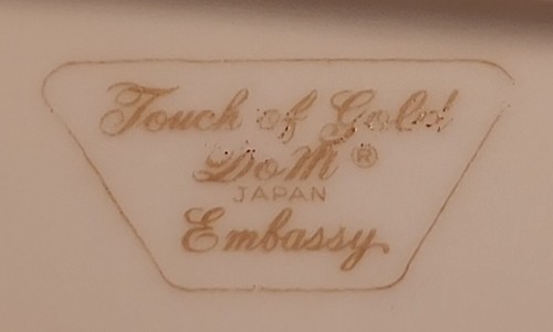 TOUCH OF GOLD BY EMBASSY 12" OVALE SERVIERPLATTE - Bild 7 von 8
