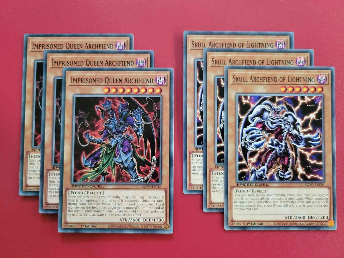 Yugioh Chess Archfiend Deck 42 Card Anime GX Titan Yugioh Chess Archfiend Deck 42 Card Anime GX Titan