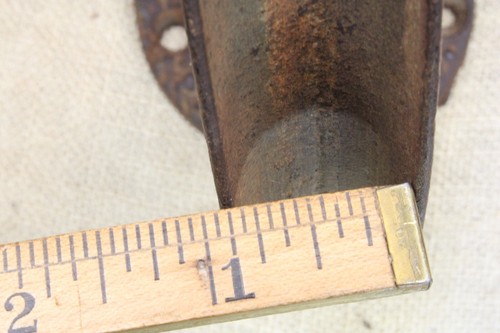 Old Pulley 8 1/2” Wheel Fixed Ceiling Mount 1887 Factory Vintage Cast Iron Daisy - Picture 11 of 16