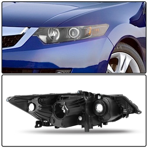 For 2009 2010 2011 2012 2013 2014 Acura TSX Xenon HID Black Headlights Assembly  - Bild 5 von 6