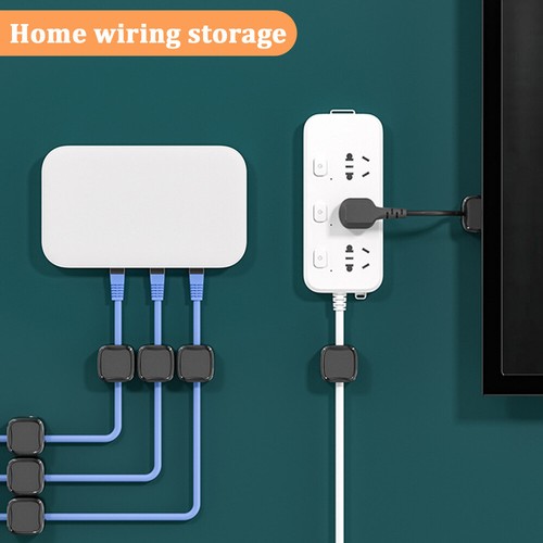 6 Pcs Magnetic Cable Clips Spring Cord Organizer Holder Desk Cord Holder - Afbeelding 13 van 24