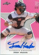 2020 Leaf Perfect Game Autographs Pink Jason Hawkins Auto 1/3