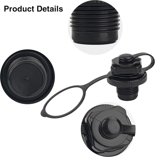 2 Pcs Inflatable Boat Valve, Spiral Air Plug Boat Replacement Cap, Kayak Accesor - Picture 4 of 12