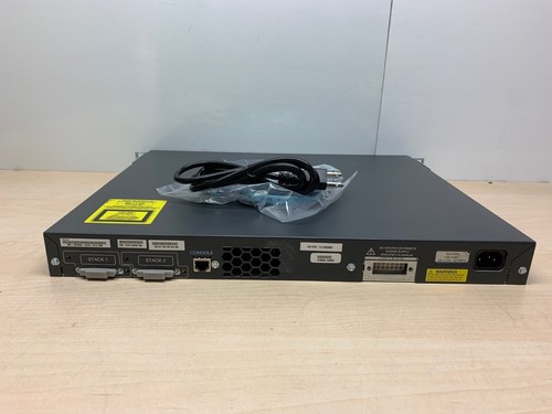 Cisco WS-C3750G-24TS-E1U 24-Port Gigabit + 4x SFP Managed Switch - Picture 3 of 3