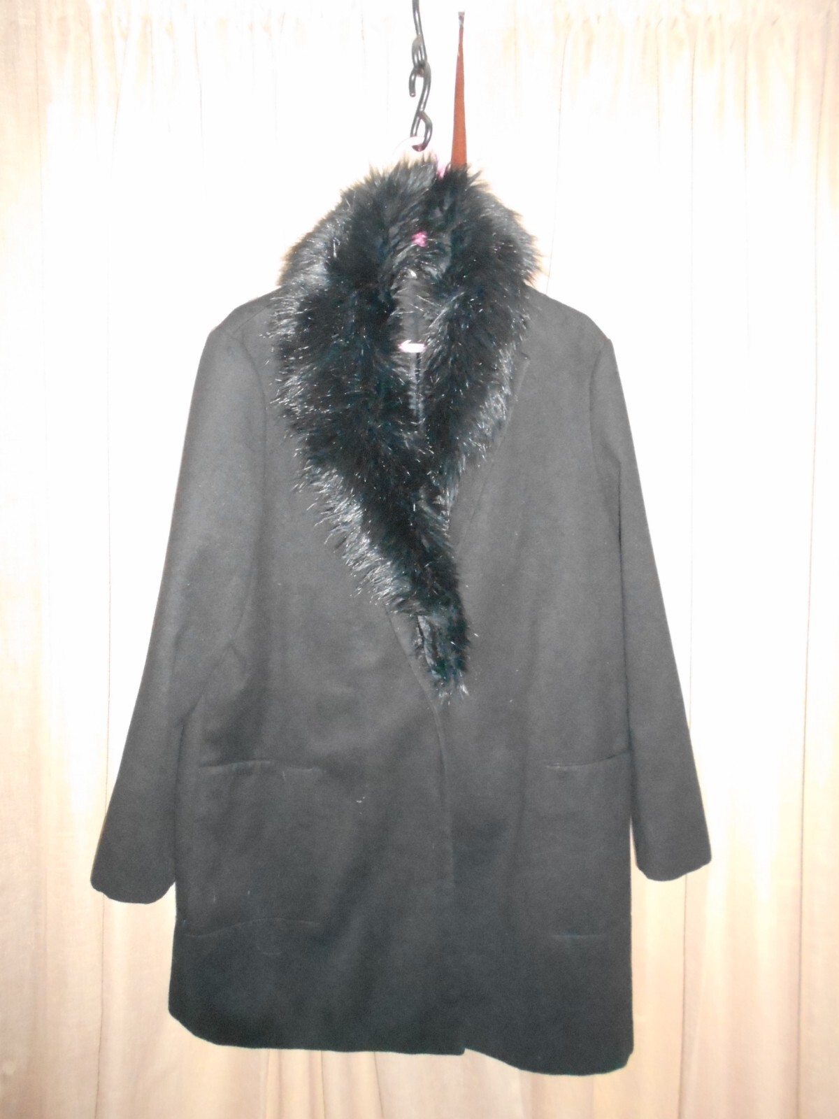 LADIES COAT SIZE 18 (SEE FULL DESCRIPTION)COLOUR BLACK eBay