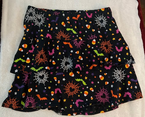 Way To Celebrate Girls Halloween Tiered Skirt Multi Color Size XL/XG(14-16) - Picture 2 of 3
