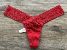 Vintage Victoria  s Secret The Lacie Thong Panty One Size O/S NWT S M L