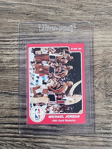 1985 STAR GOLD MEDALIST HSN #9 MICHAEL JORDAN CARD