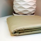Ultra Soft Bed Fitted Sheet 100% Cotton Satin Deep 25cm Olive Single Double