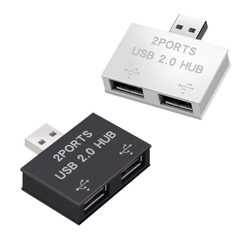 USB 2.0 A Male To Double USB Female Y Splitter Extension Hub For Desktop Laptop