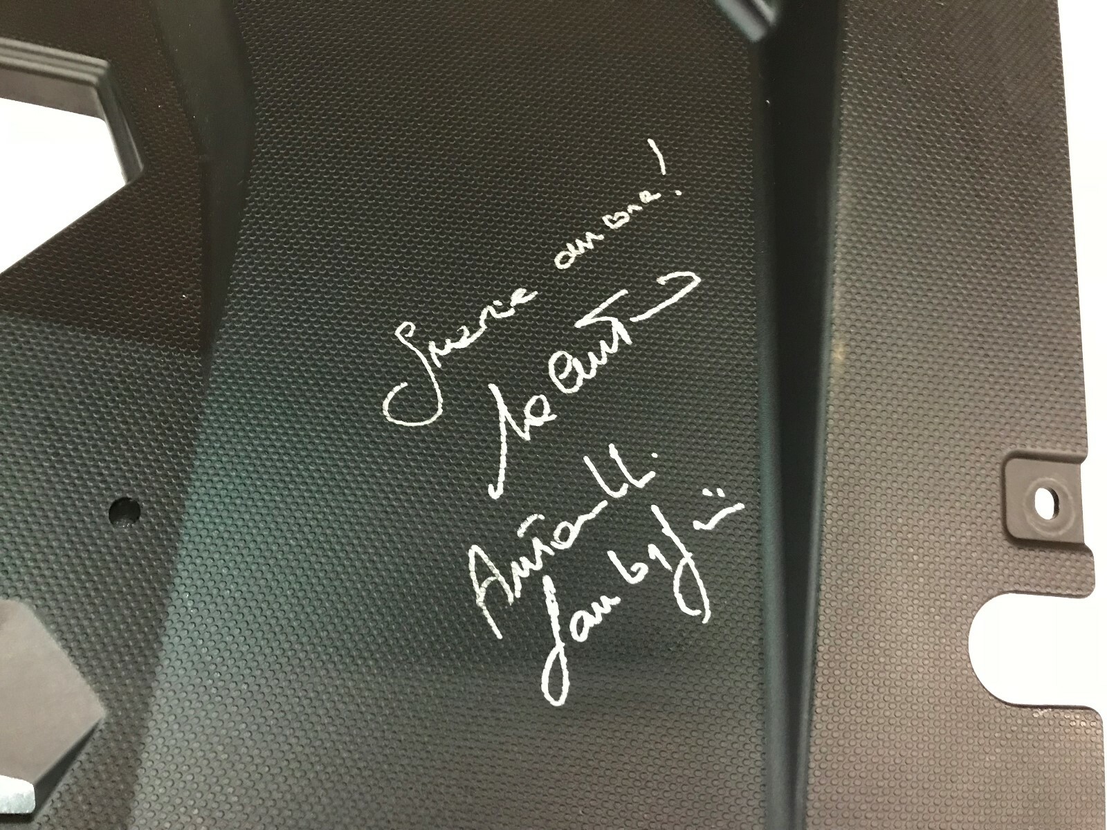LAMBORGHINI AVENTADOR REAR COVER SIGNED BY VALENTINO BALBONI OEM 470103786B