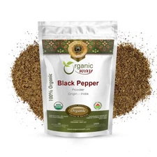 Organic Way Black Pepper Powder - Organic, Kosher & USDA Certified