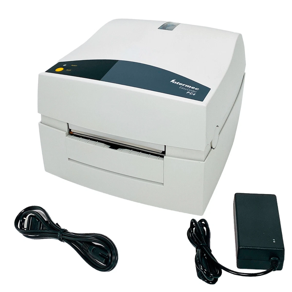 Intermec EasyCoder PC4 Thermal Transfer Barcode Printer USB Serial w/ AC  Adapter eBay