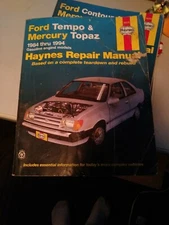 HAYNES 36078 FORD TEMPO & MERCURY TOPAZ 1984 THRU 1994 UPC:038345014185