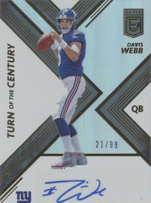 2017 Donruss Elite Davis Webb #TC-7 - 1 of 2
