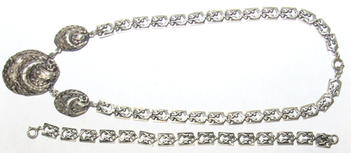Danecraft Sterling Silver Art Deco Octopus Necklace & Bracelet 1930's Designer - Picture 4 of 24