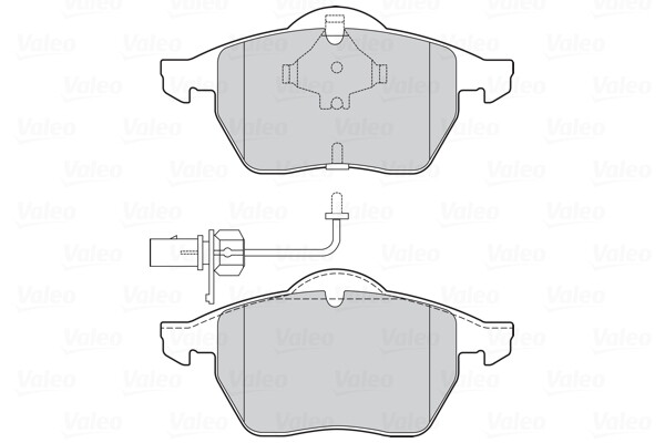 Kit plaquettes de frein Valeo 301751 pour frein à disque de voiture essence