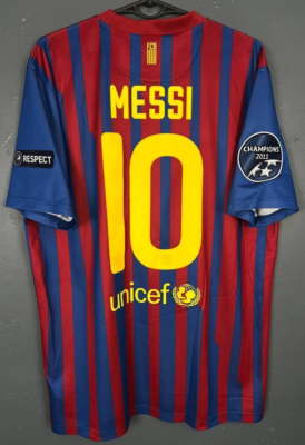 MEN'S FC BARCELONA 2011/2012 LEO MESSI #10 FOOTBALL SOCCER SHIRT