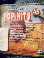 CD G KARAOKE TOP HITS 45 CDGA-045 New Cd