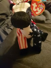 RARE TY Lefty 2000 Beanie Baby With Errors Political Donkey