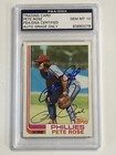 PETE ROSE 1982 Topps #780 Philadelphia Phillies Signed PSA DNA 10 Auto