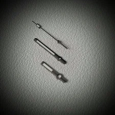 HANDS SET SLA017 STYLE GUNMETAL POLISHED C3 / SEIKO MOD SKX SKX007 NH35 NH36