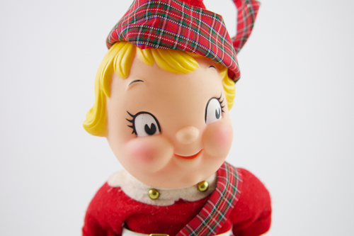 Vintage Campbell's Suppe Kind gelenkte Gummipuppe in schottischem Kilt & Box - Bild 3 von 15