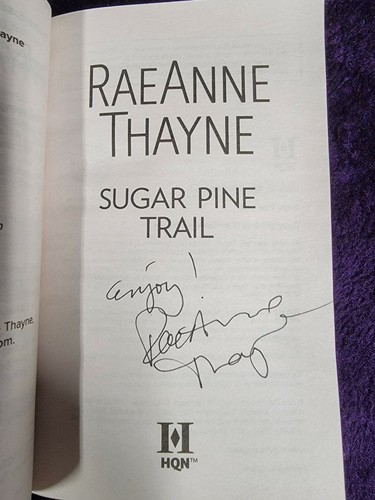 "Sugar Pine Trail" by RaeAnne Thayne (Paperback)(Title Page Signed by Author) - Picture 9 of 10