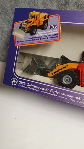 siku 3123 Zettelmeyer Radlader mit Zusatzgerät 1:55 - selten - Vintage - Bild 15 von 19
