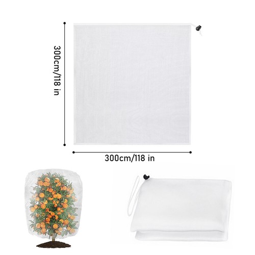 9.8 x 9.8 ft Large Fruits Tree Insect Netting Cover with Zipper and Drawstring - Picture 10 of 14