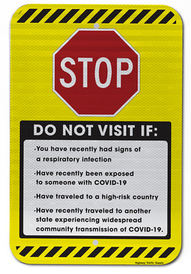 Entry Rules Sign 12'' x 18'' Engineer Grade Reflective