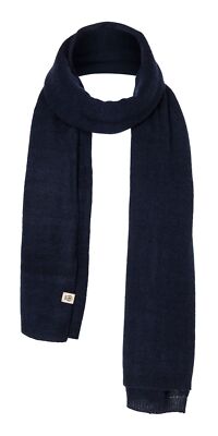 ROECKL Pure Cashmere Plaid Schal Navy dunkelblau Neu