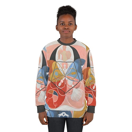 Felpa Hilma af Klint Evolution n.14 Bauhaus astratta unisex arte maglione maglietta - Foto 6 di 37