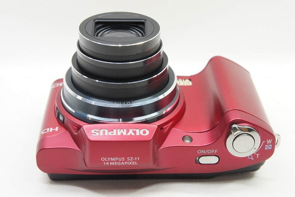Near mint] OLYMPUS SZ-11 14.0MP Compact Digital Camera Red