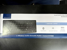 Insignia Full-size Bluetooth Scissor Switch Keyboard - Black NS-PK3KCB2