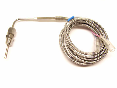 RSR Abgastemperatur Fühler Sensor 3,2mm x 2m 90° + KV Dracing Anzeige EGT DEPO