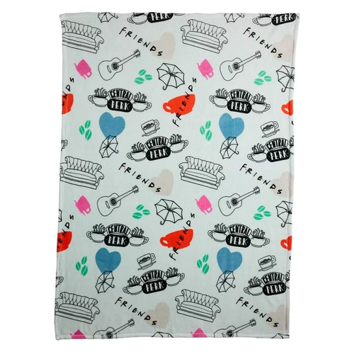F.R.I.E.N.D.S the Television Series Super Soft Plush Throw Blanket 46"x60" (New) - Picture 2 of 3