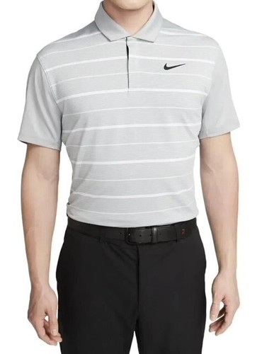 NUEVA Camisa de Golf Nike Dri-Fit Tiger Woods Para Hombre a Rayas Azul Marino S M L XL DR5318-410 - Imagen 2 de 25