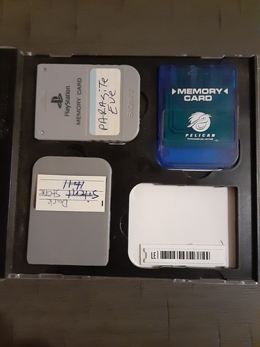 Menge 3 Sony PlayStation PS1 Memory Cards - Jewel Case enthalten