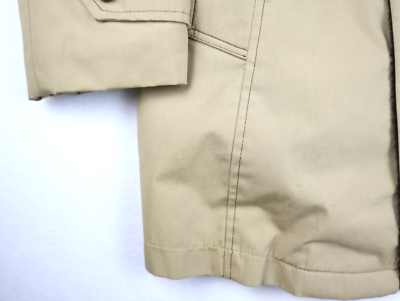 VINTAGE 60s 70s MEN'S BEIGE WINTER COAT - WEATHERCASTER - SIZE 40