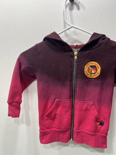 Aviator Nation Youth Kids Unisex Full Zip Up Hooded Sweater Sz 2 Tribe Of Peace - Picture 22 of 23